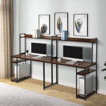 Double Hutch Desks You ll Love Wayfair